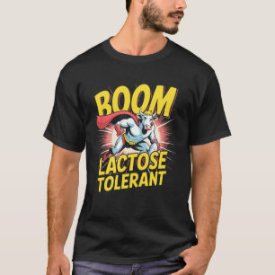 T-shirt Vache Héros Amoureux du Lait Tolérant au Lactose