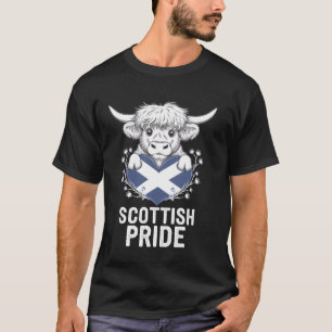 T-shirt Vache Highland de la fierté écossaise