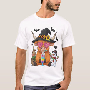 T-shirt Vache Highland Halloween (2)
