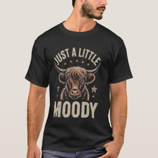 T-shirt Vache juste un peu lunatique