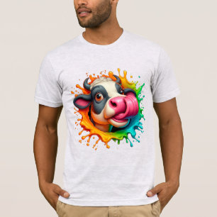 T-shirt Vache lécher le nez