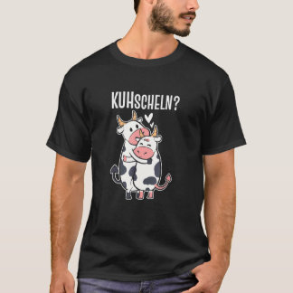 T-shirt Vache Mignonne Pour Les Amateurs De Vaches Affectu