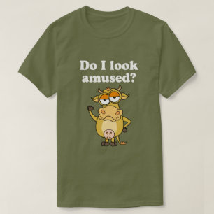 T-shirt Vache non amusée
