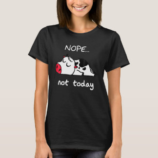 T-shirt vache pour vache non pas aujourd'hui vache
