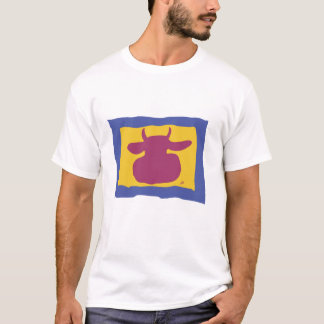 T-SHIRT VACHE POURPRE