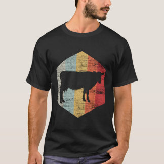 T-shirt Vache rétro