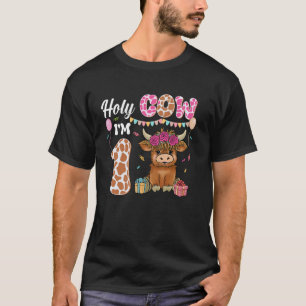 T-shirt Vache sacrée, j'ai 1 an Élevage de vaches des High