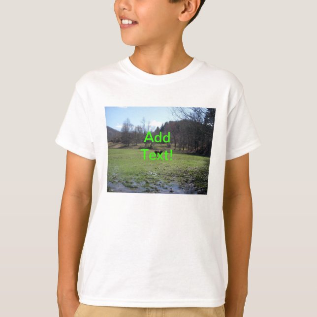 T-shirt Vache solitaire (Devant)