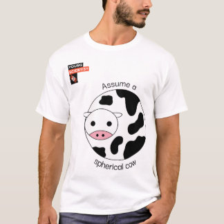 T-shirt Vache sphérique - Jeune scientifique