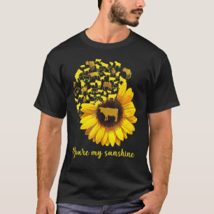 T-shirt Vache Tournesol Tu Es Mon Soleil Vache