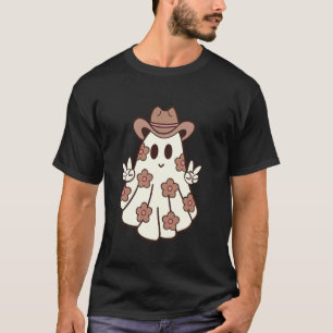 T-shirt Vacher drôle de fantôme effrayant saison Halloween