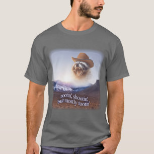 T-shirt vacher raton laveur qui tire et surtout qui fait p