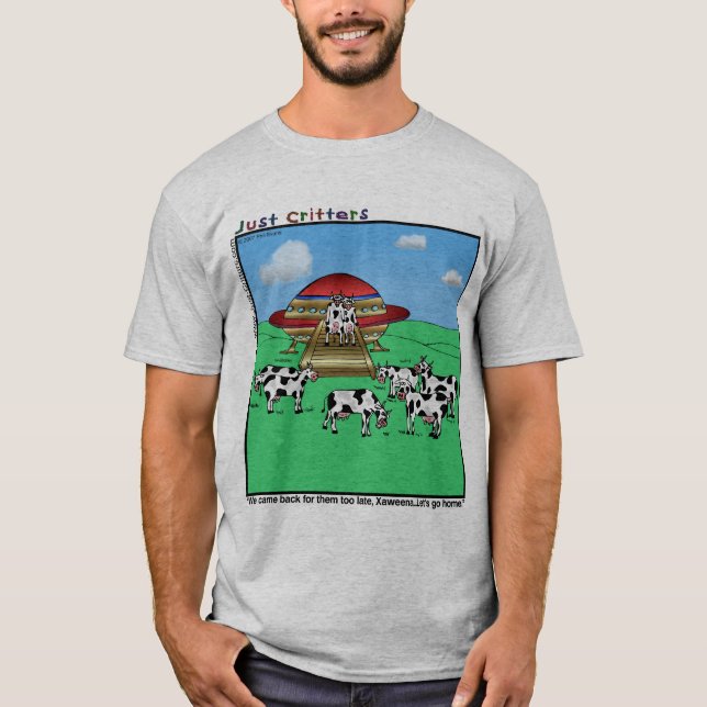 T-shirt Vaches Aliens (Devant)