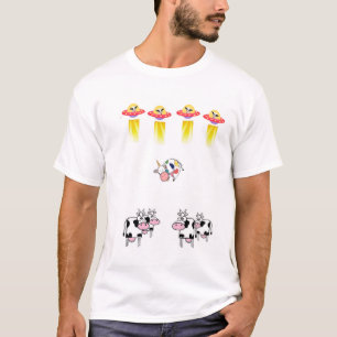 T-shirt Vaches dans l'espace