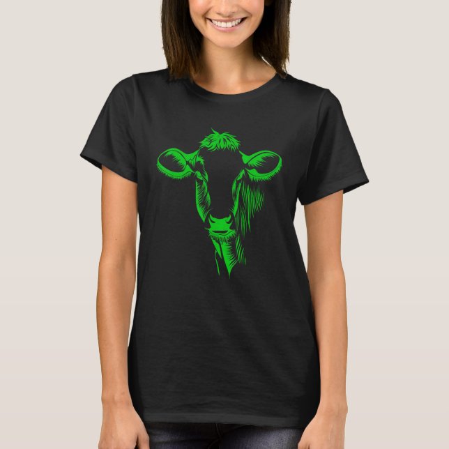 T-shirt Vaches de vache fermier Vaches de bétail Lait ferm (Devant)