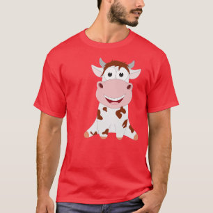 T-shirt Vaches de vache mignonnes et sucrées Vache de vach