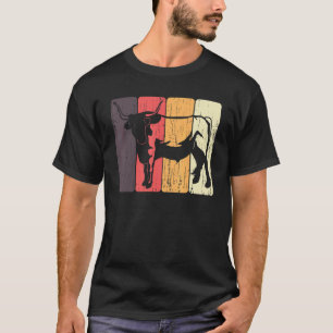 T-shirt Vaches Highland Rétro Bovins Agriculteur Vache Vac