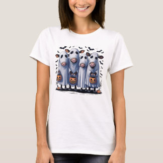 T-shirt Vaches réalistes en costumes fantômes
