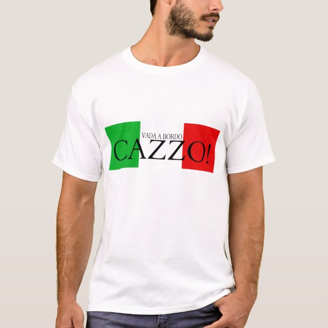 T-shirt Vada une chemise de Cazzo de bordo (Devant)