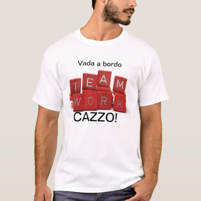 T-SHIRT VADA UNE CHEMISE DE TRAVAIL D'ÉQUIPE DE BORDO (Devant)