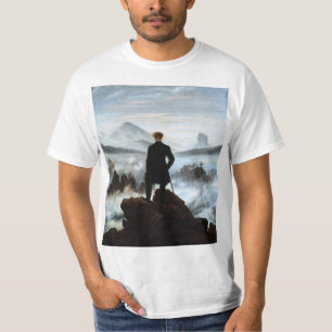 T-shirt Vagabond au-dessus de la mer du brouillard :