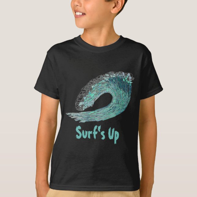 T-shirt Vague Bleue, Surf ! (Devant)