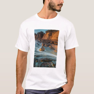T-shirt Vague le long de la plage, Californie