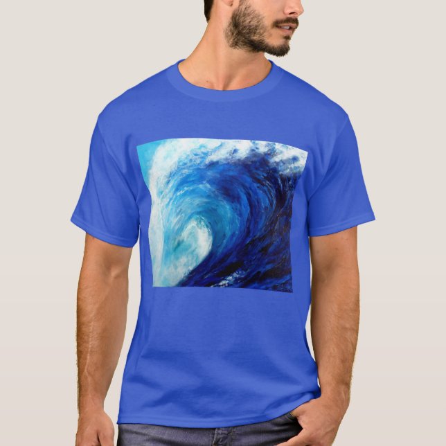 T-shirt Vague océanique (Devant)