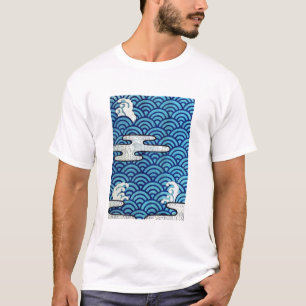 T-shirt Vague vintage et nuage
