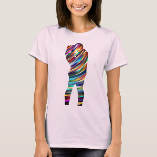 T-shirt Vagues chromatiques Couple romantique