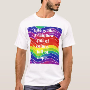 T-shirt Vagues de fierté Couleurs amicales