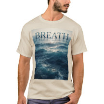 T-Shirt Vagues de l'Océan Respirer | Premium Coast