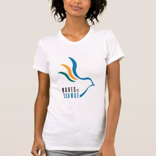 T-shirt Vagues du débardeur de la dame de changement