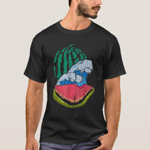 T-shirt Vagues Ocean Tropical Summer Vibes Fruit Watermelo