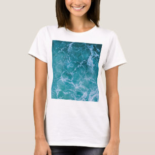 T-shirt Vagues profondes de l'océan bleu
