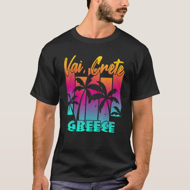 T-shirt Vai Crete Creece (Devant)