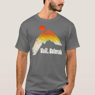 T-shirt Vail Colorado les années 7080s Retro Souvenir Styl