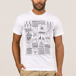 T-shirt vail le Colorado tiré par la main