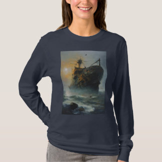 T-shirt vaisseau fantôme, navire pirate,