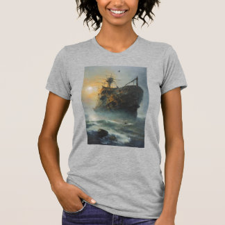 T-shirt vaisseau fantôme, navire pirate,