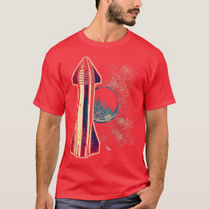 T-shirt vaisseau spatial Starship SpaceX Rocket