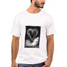 Valentin noir et blanc