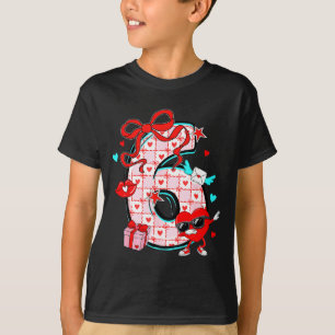 T-shirt Valentine 67 Six Seven Mème Dabbing Cœurs Correspo