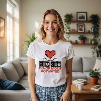 T-shirt Valentine Co-Op Mode Activated