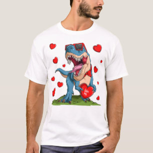 T-shirt Valentine Dinosaur