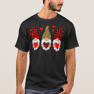 T-shirt Valentine Gnomes Valentine's Day Love Leopard Buff