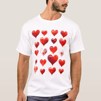 T-shirt Valentine Hearts