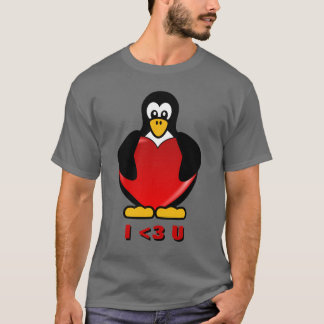 T-shirt Valentine nerd : C'est comment le geeks dit je