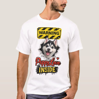 T-shirt Valentine Puppy Love
