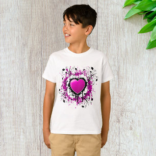 T-shirt Valentine Purple Heart
